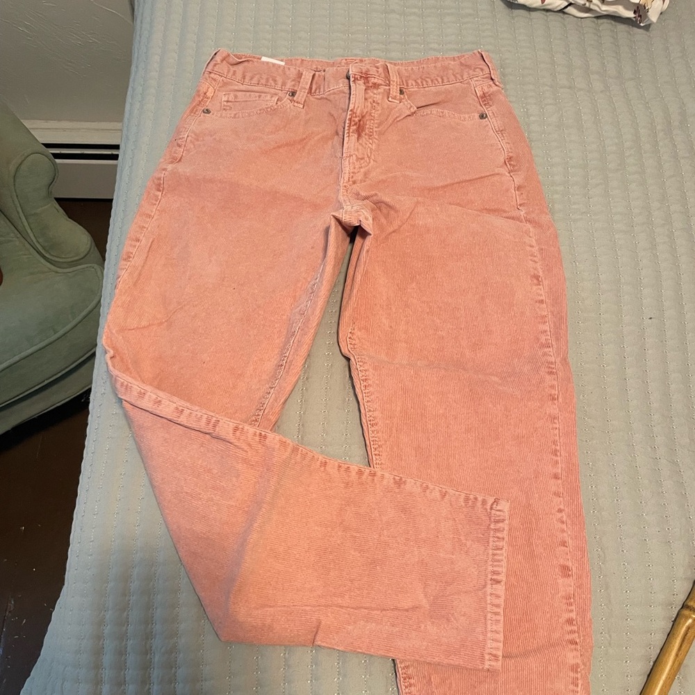 American eagle pink corduroy pants